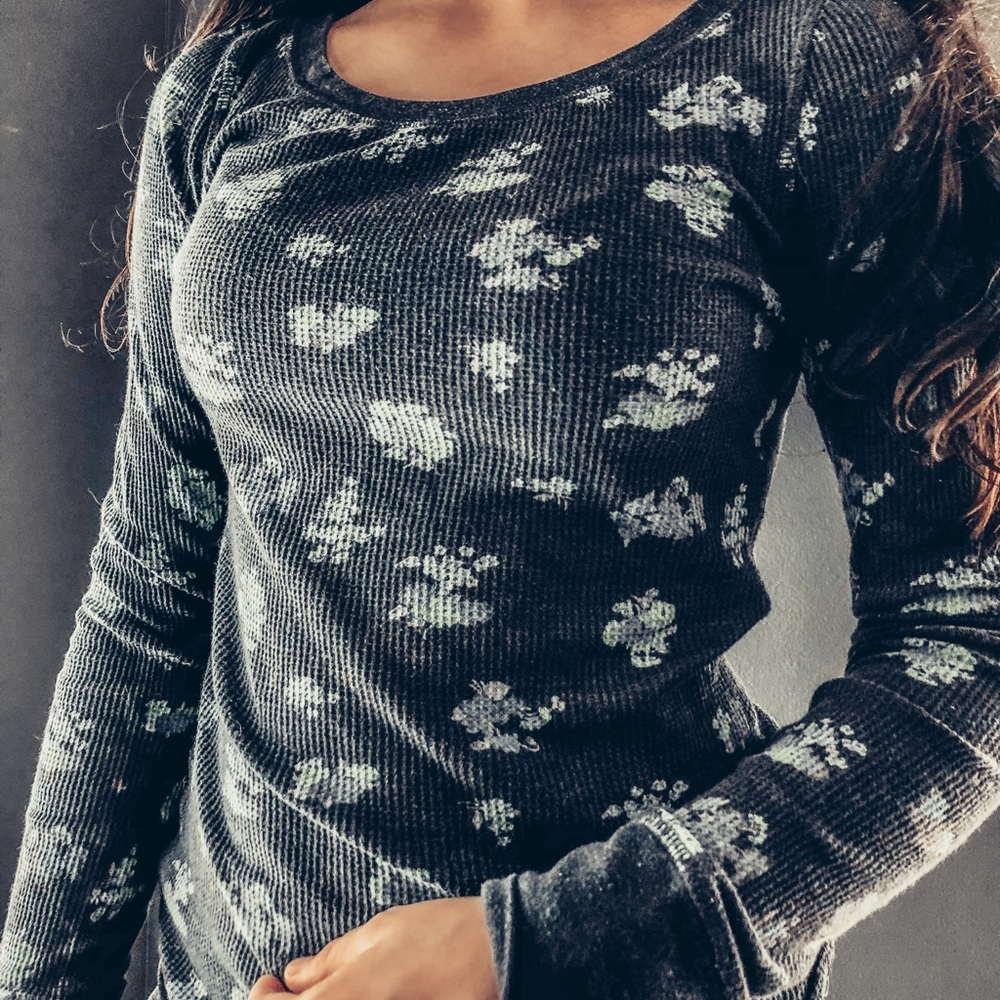Floral long sleeve tee